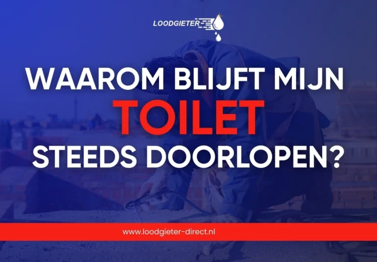 toilet loopt door