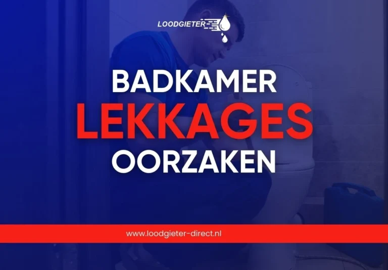 lekkage in de badkamer