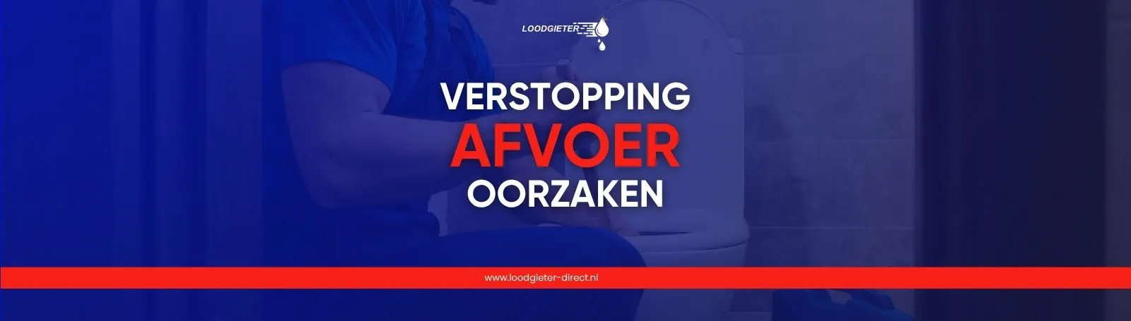 verstopping in de afvoer