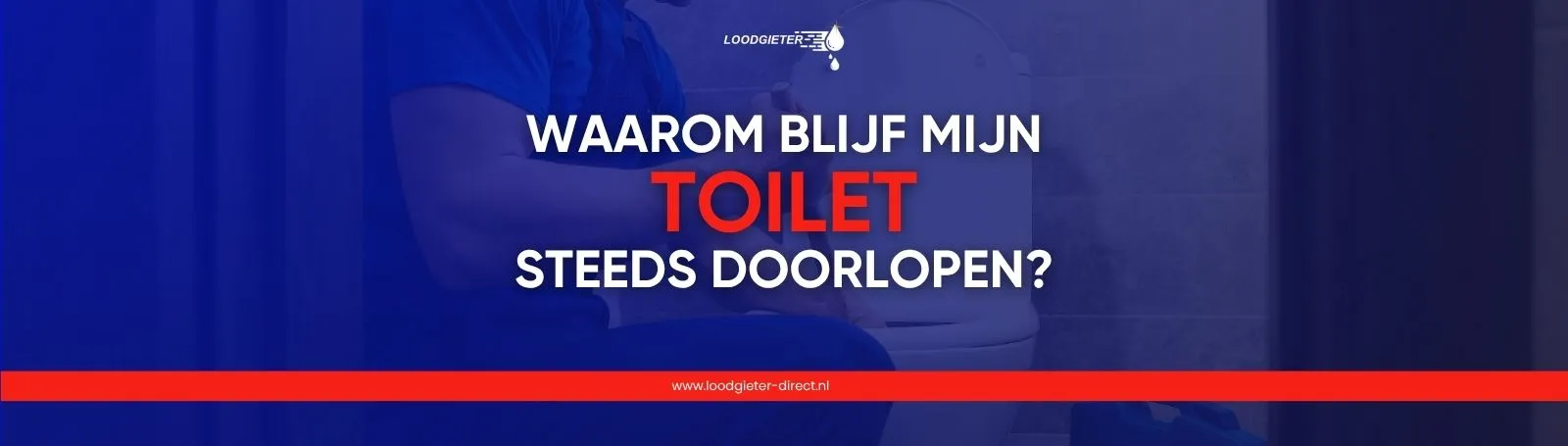 toilet loopt door