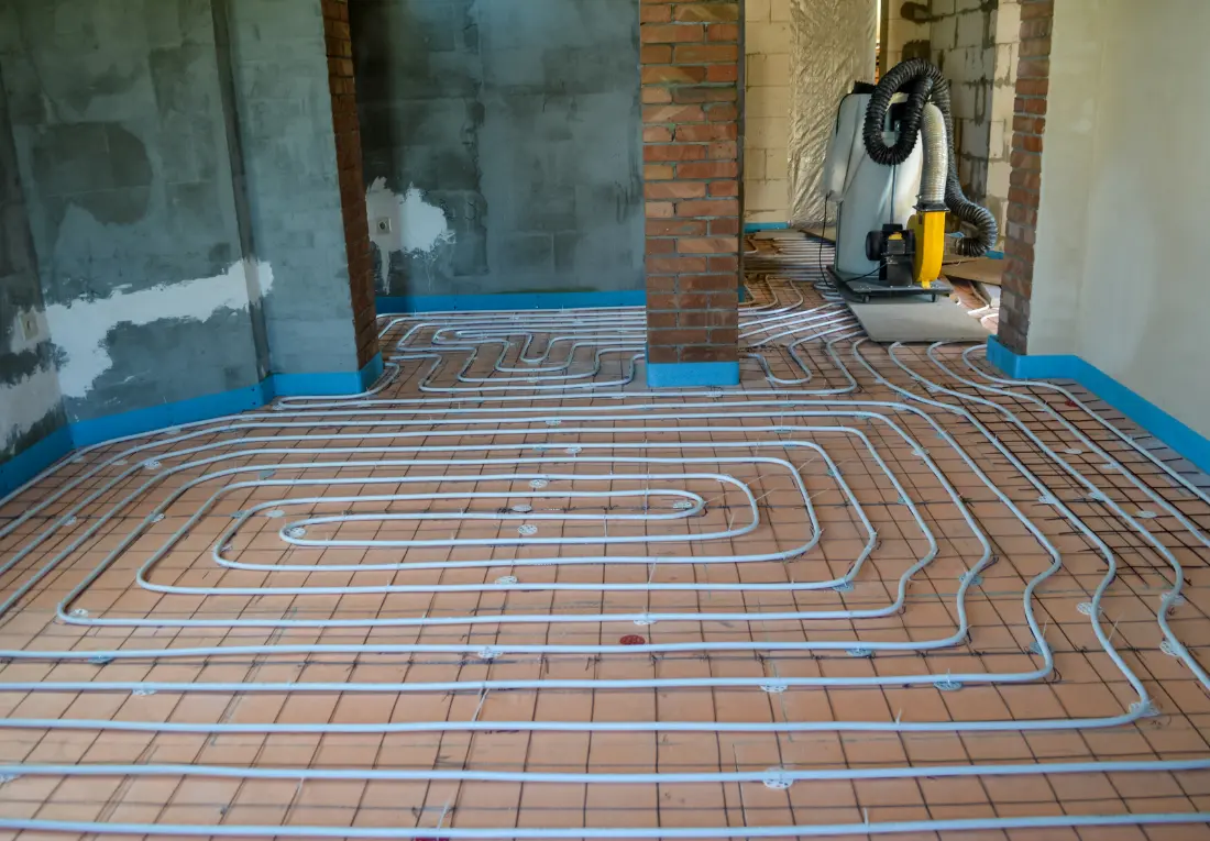 vloerverwarming repareren zonder breken